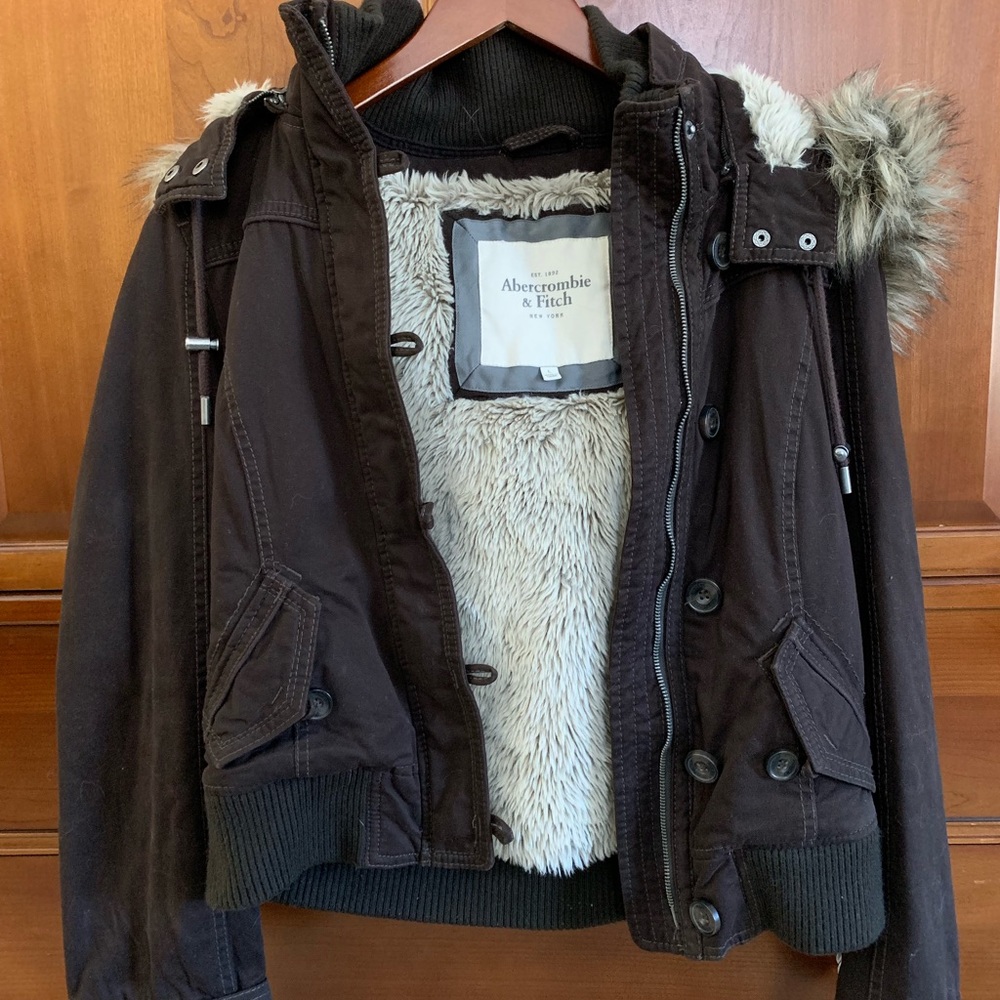 Abercrombie & Fitch fur jacket